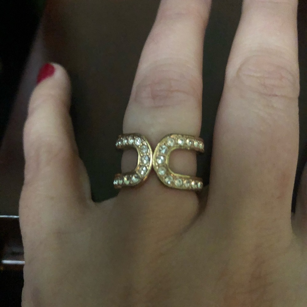Coach rose gold ring